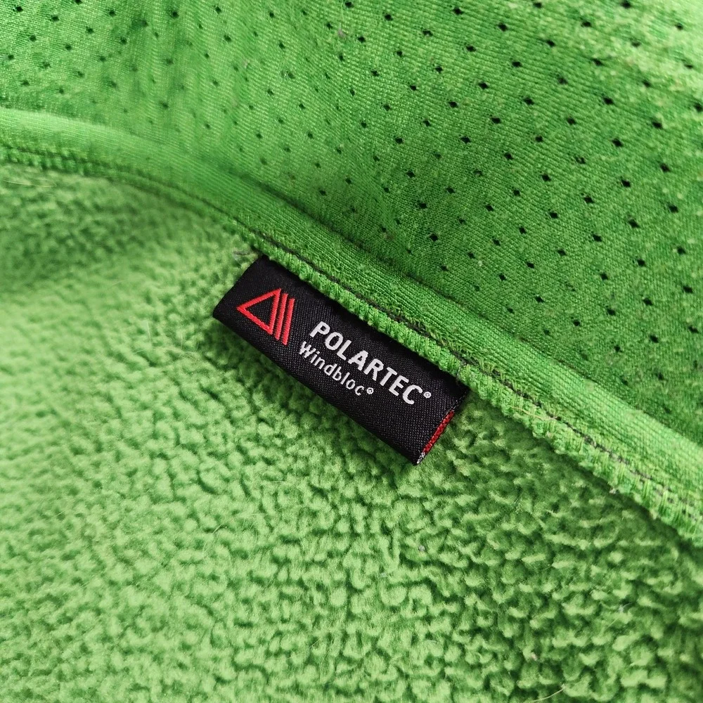 The North Face Softshell Jacket Mens Small Green Apex Risor Summit Series Lined